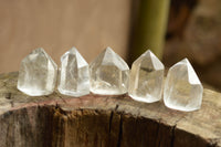 Polished Clear Quartz Crystal Points x 24 From Madagascar - TopRock