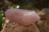 Polished Double Terminated Pink Rose Quartz Points  x 4 From Ambatondrazaka, Madagascar - TopRock