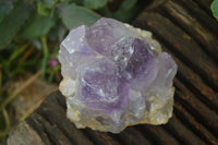 Natural Jacaranda Amethyst Clusters  x 3 From Mumbwa, Zambia - Toprock Gemstones and Minerals 