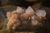 Natural Spirit Amethyst Quartz Clusters x 4 From Boekenhouthoek, South Africa