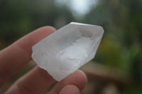 Natural Single Etched Clear Quartz Crystals  x 35 From Mpika, Zambia - Toprock Gemstones and Minerals 