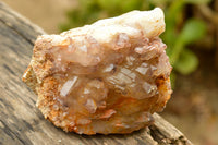 Natural Red Hematoid Phantom Quartz Crystals  x 5 From Karoi, Zimbabwe - TopRock