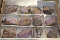 Natural Stichtite & Serpentine Cobbed Specimens  x 12 From Barberton, South Africa - Toprock Gemstones and Minerals 