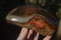 Polished One Side Polished Polychrome Jasper Standing Free Form  x 1 From Madagascar - Toprock Gemstones and Minerals 