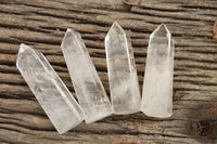 Polished Clear Quartz Crystal Points x 6 From Madagascar - TopRock