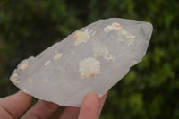 Natural Icey Etched Self Healed Quartz Crystals  x 3 From Madagascar