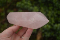 Polished Double Terminated Pink Rose Quartz Points  x 4 From Ambatondrazaka, Madagascar - TopRock