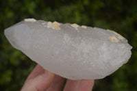 Natural Icey Etched Self Healed Quartz Crystals  x 3 From Madagascar