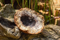 Natural Amethyst & Basalt Geode Specimens  x 6 From Zululand, South Africa - TopRock