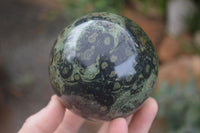 Polished Stromatolite / Kambamba Jasper Spheres  x 3 From Madagascar - Toprock Gemstones and Minerals 