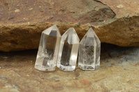 Polished Small Semi Optic Quartz Points x 35 From Madagascar - TopRock