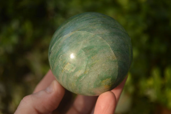 Polished  Green Aventurine Spheres  x 4 From Zimbabwe