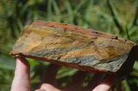 Natural Golden Blue Tigers Eye Specimens  x 2 From Prieska, South Africa - TopRock