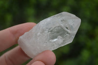 Natural Single Etched Clear Quartz Crystals  x 35 From Mpika, Zambia - Toprock Gemstones and Minerals 