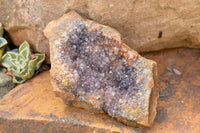 Natural Amethyst & Basalt Geode Specimens  x 6 From Zululand, South Africa - TopRock