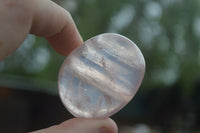 Polished Gemmy Pink Rose Quartz Palm Stones  x 35 From Ambatondrazaka, Madagascar - Toprock Gemstones and Minerals 