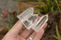 Polished Small Semi Optic Quartz Points x 35 From Madagascar - TopRock