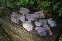 Natural Stichtite & Serpentine Cobbed Specimens  x 12 From Barberton, South Africa - Toprock Gemstones and Minerals 