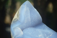 Polished Blue Lace Agate Standing Free Form x 1 From Nsanje, Malawi - Toprock Gemstones and Minerals 