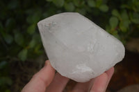 Natural Icey Etched Self Healed Quartz Crystals  x 3 From Madagascar