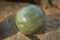 Polished  Green Aventurine Spheres  x 4 From Zimbabwe