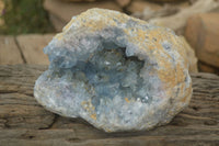 Natural Blue Celestite Geode Specimen  x 1 From Sakoany, Madagascar