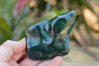 Polished Malachite Free Forms With Stunning Flower & Banding Patterns x 6 From Congo - TopRock