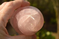 Polished Gemmy Pink Rose Quartz Flames  x 3 From Madagascar - TopRock