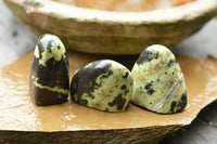 Polished Leopard Stone Standing Free Forms  x 12 From Nyanga & Shamva, Zimbabwe - TopRock