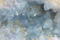 Natural Blue Celestite Geode Specimen  x 1 From Sakoany, Madagascar