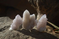 Natural Pale Lilac Spirit Quartz Crystals x 35 From Boekenhouthoek, South Africa