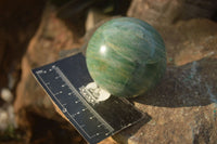 Polished  Green Aventurine Spheres  x 4 From Zimbabwe