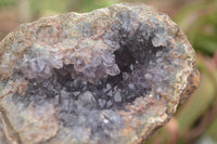 Natural Crystal Centred Amethyst Geode Specimens  x 4 From Zululand, South Africa - TopRock