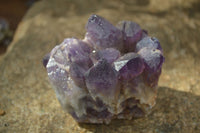 Natural Stone Sealed Amethyst Clusters  x 6 From Zambia - Toprock Gemstones and Minerals 