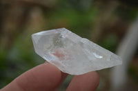 Natural Single Etched Clear Quartz Crystals  x 35 From Mpika, Zambia - Toprock Gemstones and Minerals 