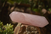 Polished Double Terminated Pink Rose Quartz Points  x 4 From Ambatondrazaka, Madagascar - TopRock