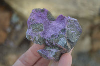 Natural Rough Stichtite & Serpentine Specimens  x 24 From Barberton, South Africa - Toprock Gemstones and Minerals 