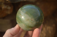 Polished  Green Aventurine Spheres  x 4 From Zimbabwe