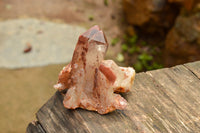 Natural Red Hematoid Phantom Quartz Specimens  x 6 From Karoi, Zimbabwe - TopRock