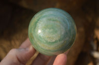 Polished  Green Aventurine Spheres  x 4 From Zimbabwe