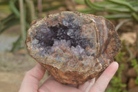 Natural Crystal Centred Amethyst Geode Specimens  x 4 From Zululand, South Africa - TopRock