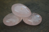 Polished Gemmy Pink Rose Quartz Palm Stones  x 35 From Ambatondrazaka, Madagascar - Toprock Gemstones and Minerals 