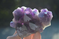 Natural Stone Sealed Amethyst Clusters  x 6 From Zambia - Toprock Gemstones and Minerals 