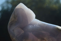 Polished Blue Lace Agate Standing Free Form x 1 From Nsanje, Malawi - Toprock Gemstones and Minerals 