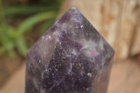 Polished Dark Purple Lepidolite Point x 1 From Madagascar - TopRock