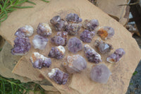 Natural Spirit Amethyst Quartz Crystals  x 24 From Boekenhouthoek, South Africa - Toprock Gemstones and Minerals 