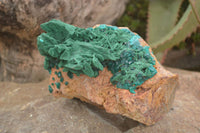 Natural Dioptase Specimen With Bladed Malachite & Azurite  x 1 From Likasi, Congo