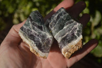 Natural Rough Watermelon Fluorite Cobbed Specimens  x 24 From Uis, Namibia