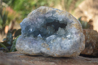 Natural Blue Celestite Geode Specimen  x 1 From Sakoany, Madagascar