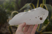 Natural Icey Etched Self Healed Quartz Crystals  x 3 From Madagascar